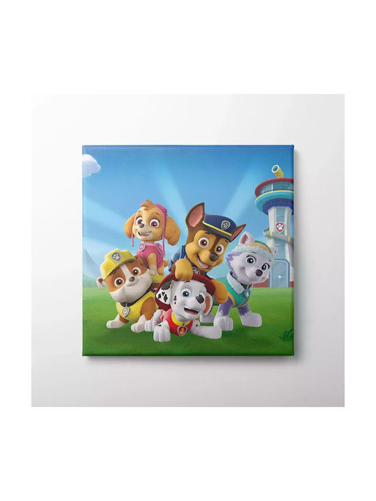 Παιδικός Πίνακας Paw Patrol 65x65εκ.