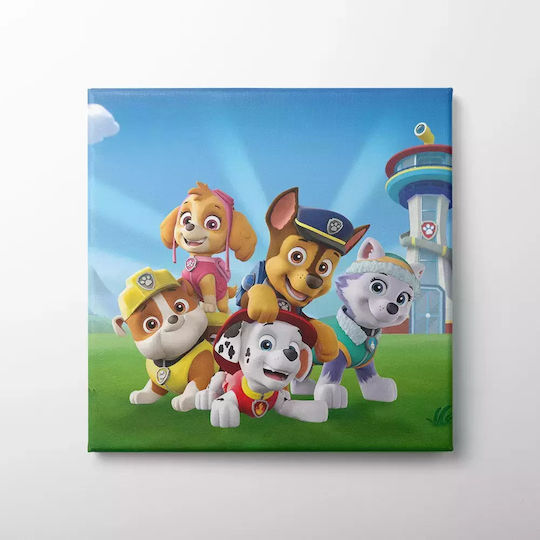 Kids Wall Art Paw Patrol 65x65cm