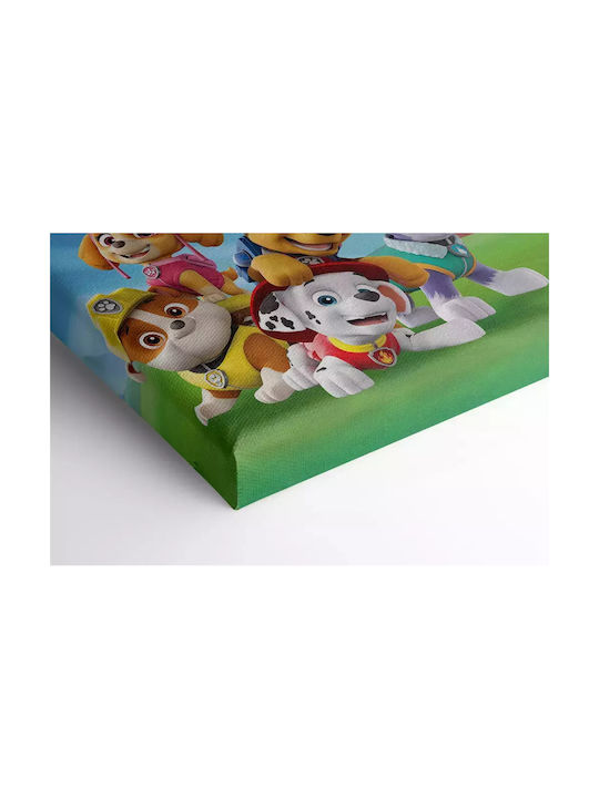 Kids Canvas Wall Painting Paw Patrol 40x40cm