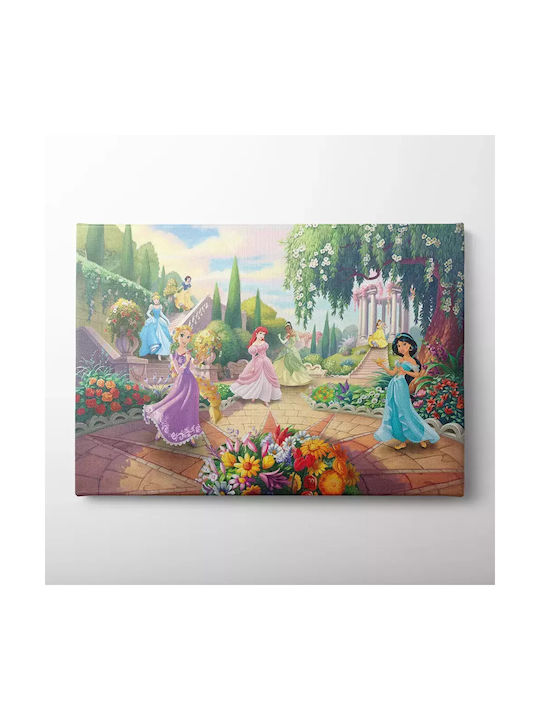Παιδικός Πίνακας Πριγκίπισσες Disney σε Καμβά 45x65εκ.
