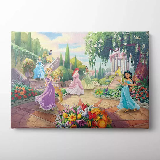 Παιδικός Πίνακας Πριγκίπισσες Disney 45x65εκ.