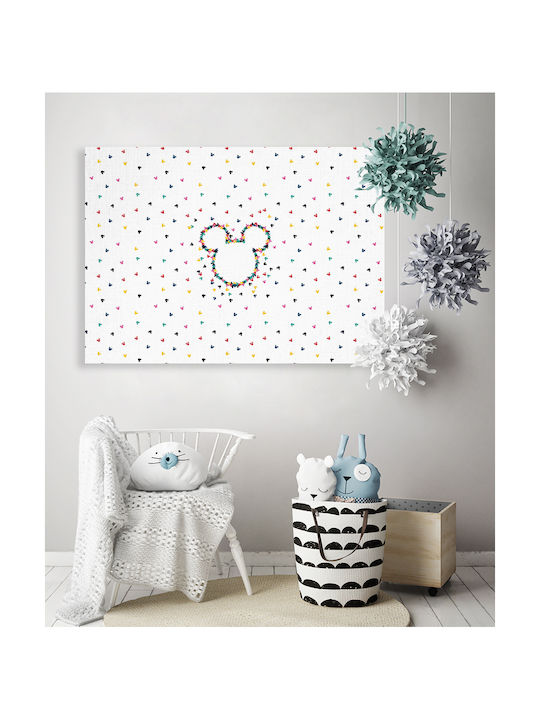 Παιδικός Πίνακας Mickey σε Καμβά 65x95εκ.