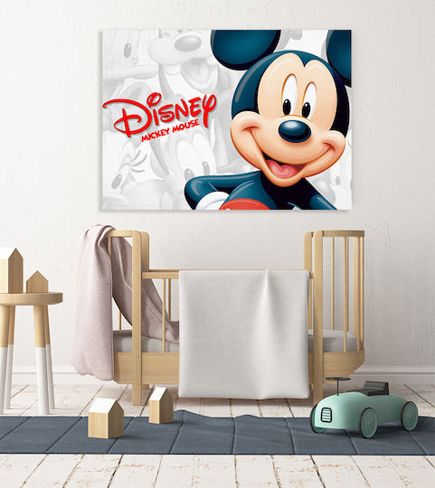 Παιδικός Πίνακας Mickey σε Καμβά 65x95εκ.