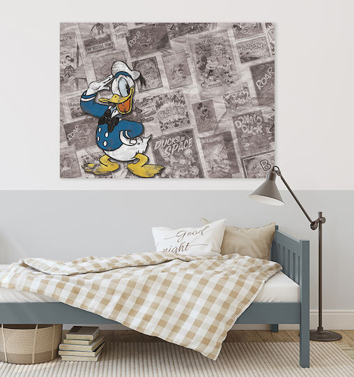 Kids Canvas Wall Painting Donald Duck 65x95cm