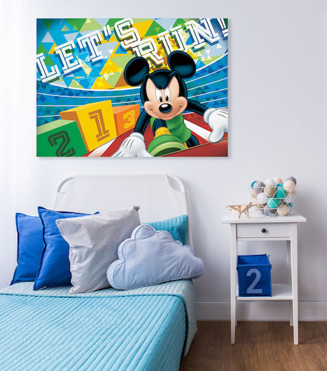 Παιδικός Πίνακας Mickey σε Καμβά 45x65εκ.