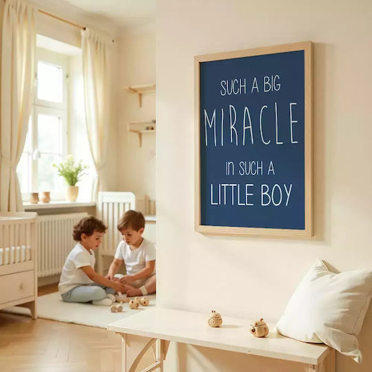 Kids Framed Plastic Wall Painting Miracle 21x30cm