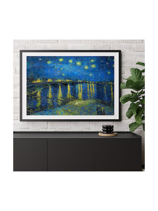 Poster Van Gogh Starry Night Over Rhone Art106 21cm X 30cm