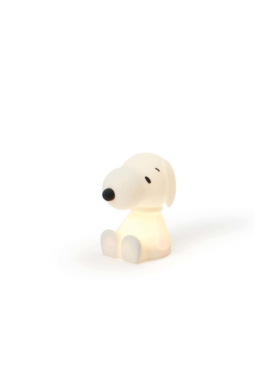 Mr Maria Nachtlicht für das Kinderzimmer LED Snoopy Batterien Weiß