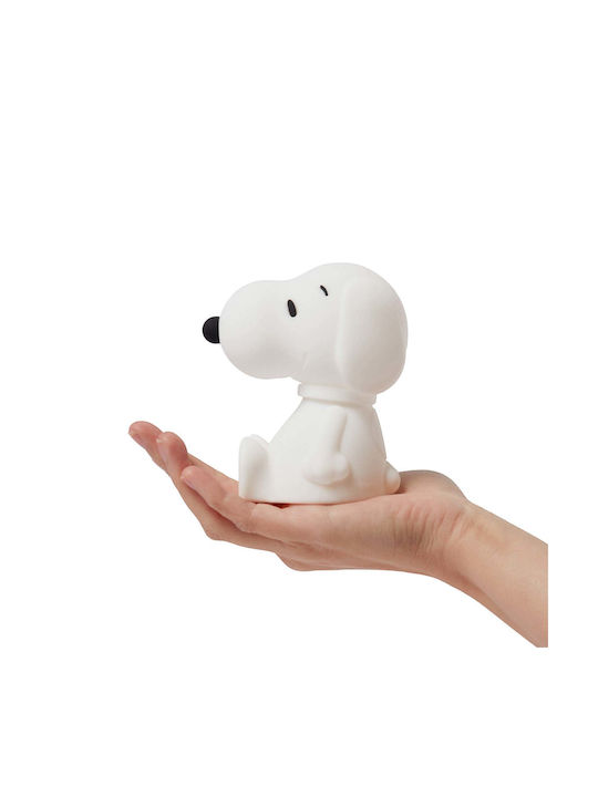 Mr Maria Nachtlicht für das Kinderzimmer LED Snoopy Batterien Weiß