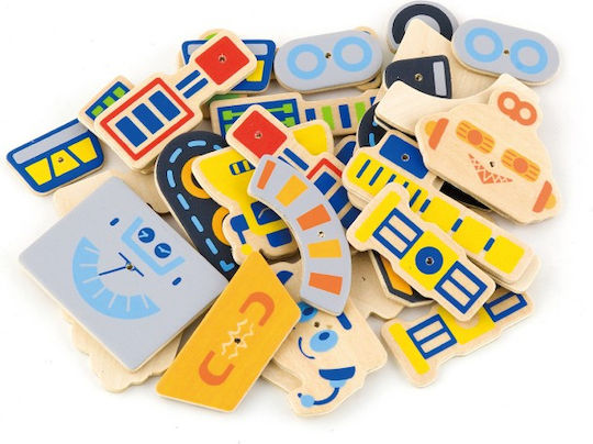 Viga Toys Παιχνίδι Κατασκευών Ξύλινo για Παιδιά 3+ Ετών