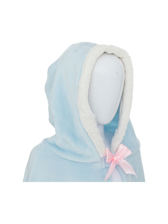 Κουβέρτα Fleece Γαλάζια 115x100εκ.