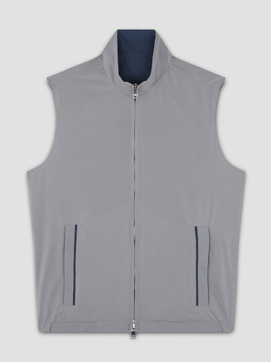 Typhoon Αμάνικο Μπουφάν Διπλής Όψης Grey, Dark Denim