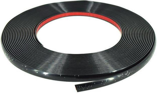 Rol Ornamental Autoadeziv 8mm X 15m Culoare Negru Lucios