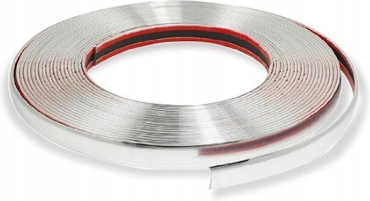 Selbstklebende Ornamentrolle 20mm x 15m Silberfarbe