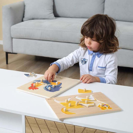 Ξύλινο Παιδικό Puzzle Σφηνώματα Viga Toys