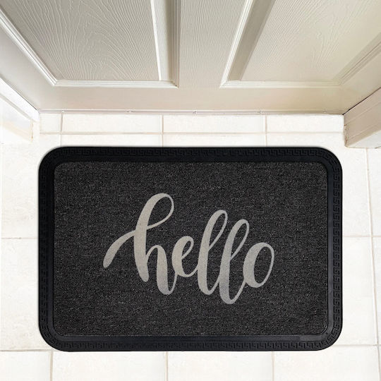 San Lorentzo Entrance Doormat Hellocalligraphic Black 40x60cm 202679 Black San Lorentzo Entrance Doormat Hellocalligraphic Black 40x60cm 202679 Black