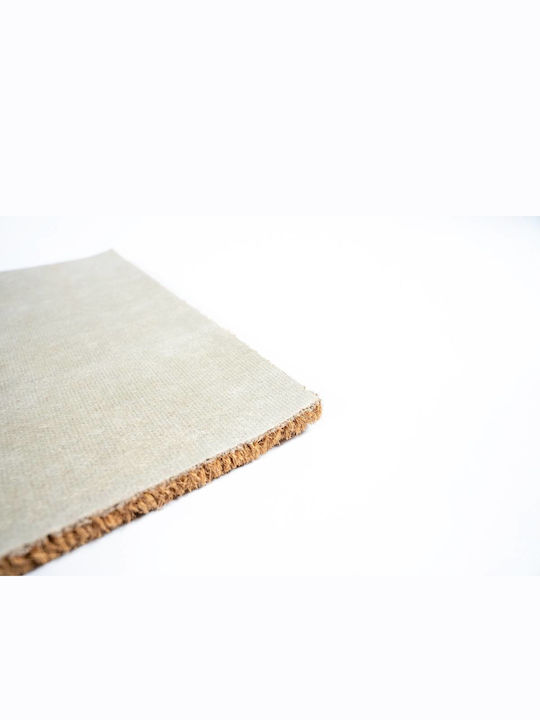 Sdim Entrance Mat made of Coir with Anti-slip Backing Home Coffee 40x60cm Thickness 15mm