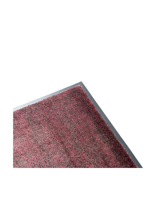 Sdim Entrance Mat Carpet Non-Slip Backing Soft & Design 019 Suede 019 Suede Maroon 55x90cm Thickness 8mm