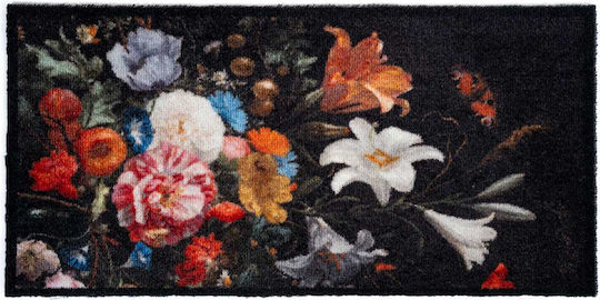 Sdim Eingangsmatte Teppich Rutschfeste Rückseite Vision 910 Fröhliche Blumen 40x80cm Dicke 8mm