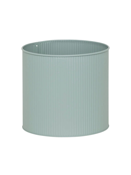 Atmosphera Planter Metal Turquoise with Stand 30x30x44.3cm.