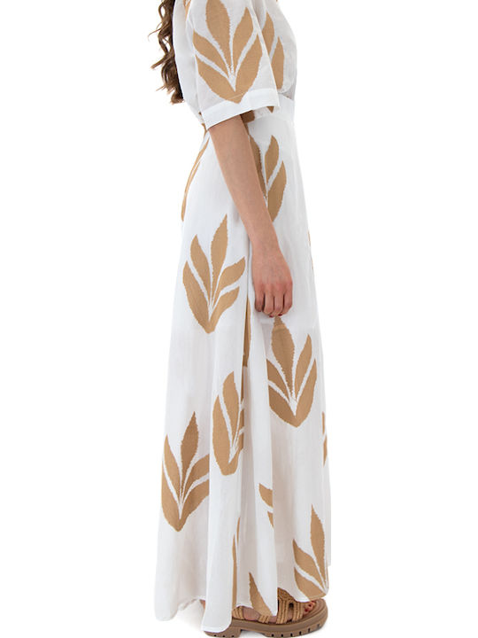 Maxi Rock White-beige