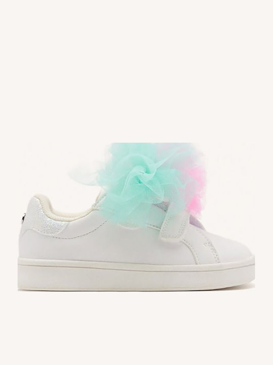 Kinder Sneakers mit Klettverschluss Weiß