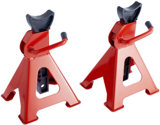 Set 2 Cricuri de Susținere Auto ATV SSV Greutate Maximă 3t Înălțime Reglabilă