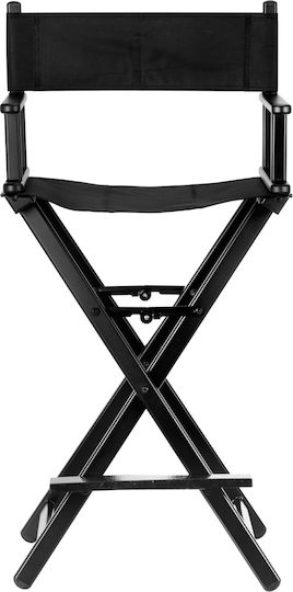 Gabbiano Chair for Makeup with Adjustable Height Black