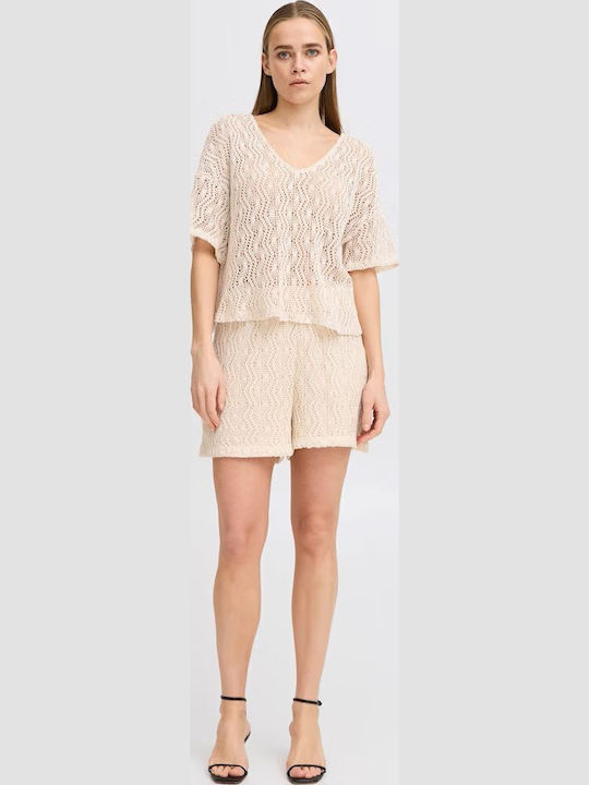 Women's Blouse Cotton Short Sleeve Birch