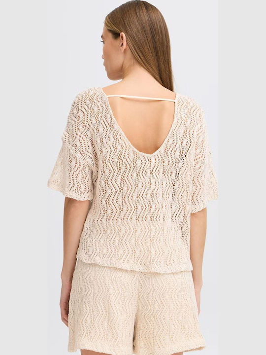 Women's Blouse Cotton Short Sleeve Birch