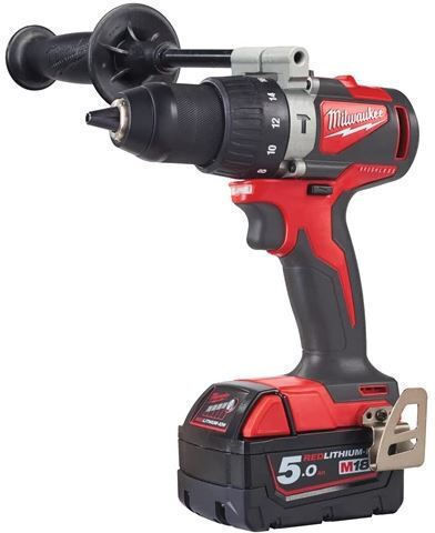 Milwaukee M18 BLPP2A2-502X Set Șurubelniță cu impact & Mașină de găurit Brushless 18V cu 2 baterii 5Ah și husă