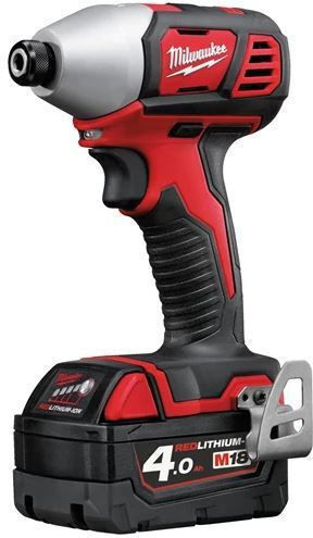 Milwaukee M18 BPP2C-402C Set Impact Screwdriver & Impact Drill Driver 18V with 2 Batteries 4Ah and Case