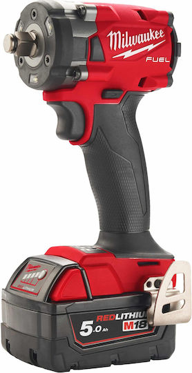 Milwaukee M18 FPP2T2-502X Set Impact Drill Driver & Impact Screwdriver 18V with 2 Batteries 5Ah and Case
