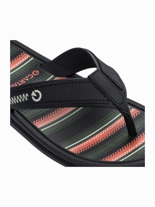 Herren Flip Flops Anatomisch Schwarz