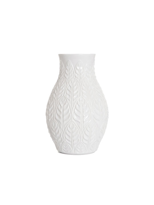 Homla Decorative Vase Ceramic Natto White 15xY24cm
