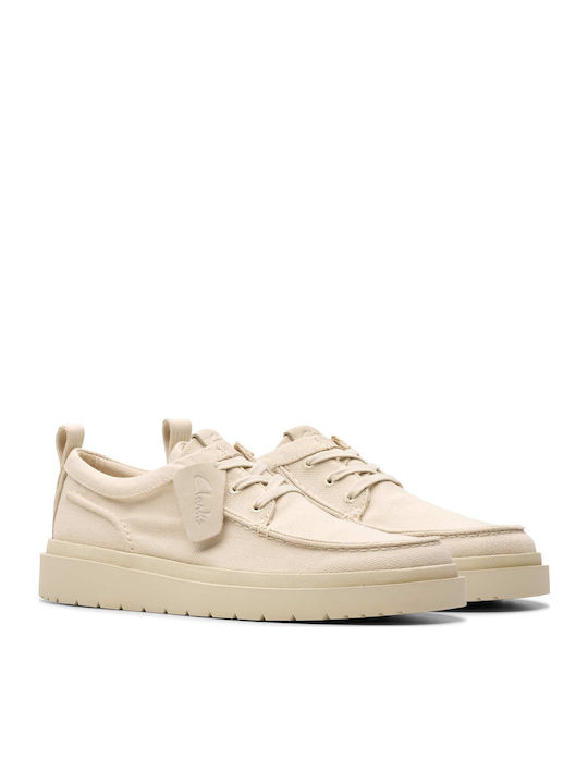 Men's Leather Moccasins Beige