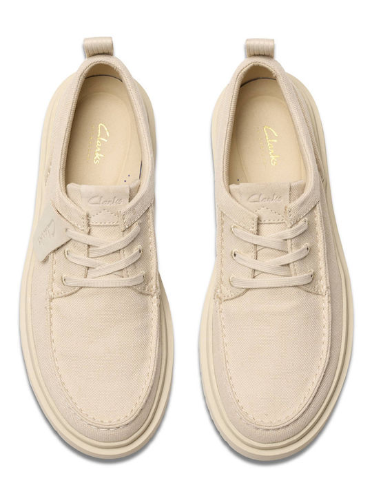 Men's Leather Moccasins Beige