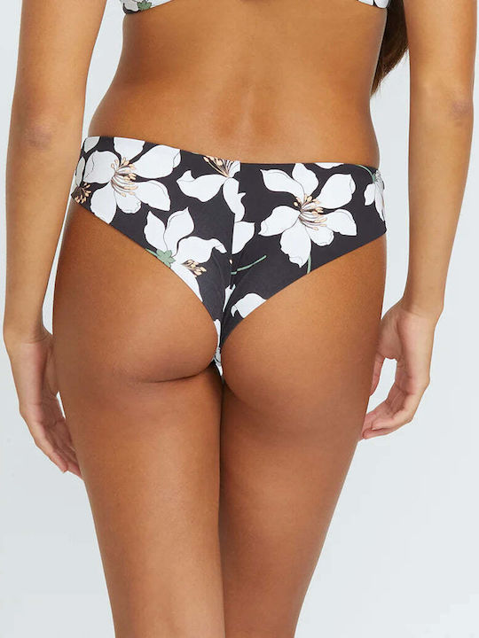 Midnight Lily Bikini Slip Black