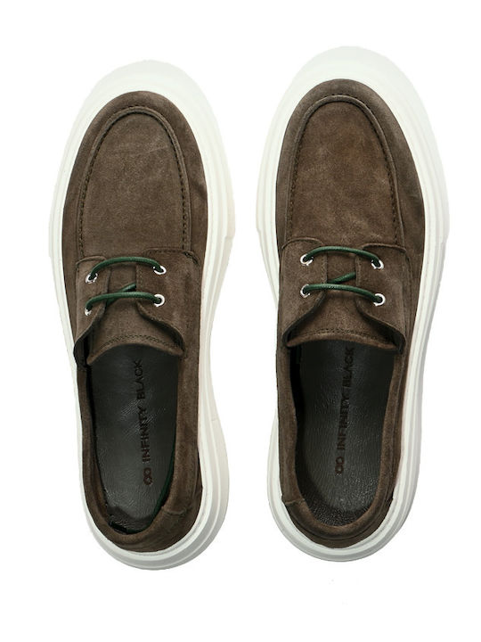 Men's Suede Moccasins Green