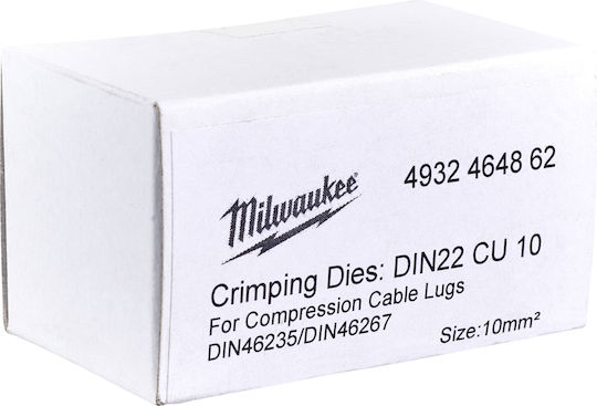 Milwaukee 4932464862 Din22 Cu 10mm накрайници за терминали Mw