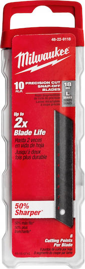 Milwaukee Cutter Blade 18mm 10pcs
