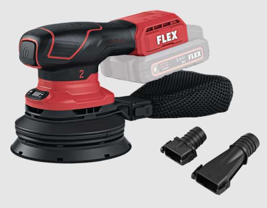 Flex ORE 2-125 18-EC C Έκκεντρο Τριβείο 125mm Μπαταρίας 18V Solo με Ρύθμιση Ταχύτητας και με Σύστημα Αναρρόφησης