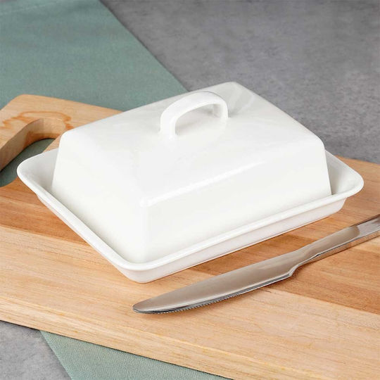 Vilde Farfurie de unt Ceramică Alb 1pcs