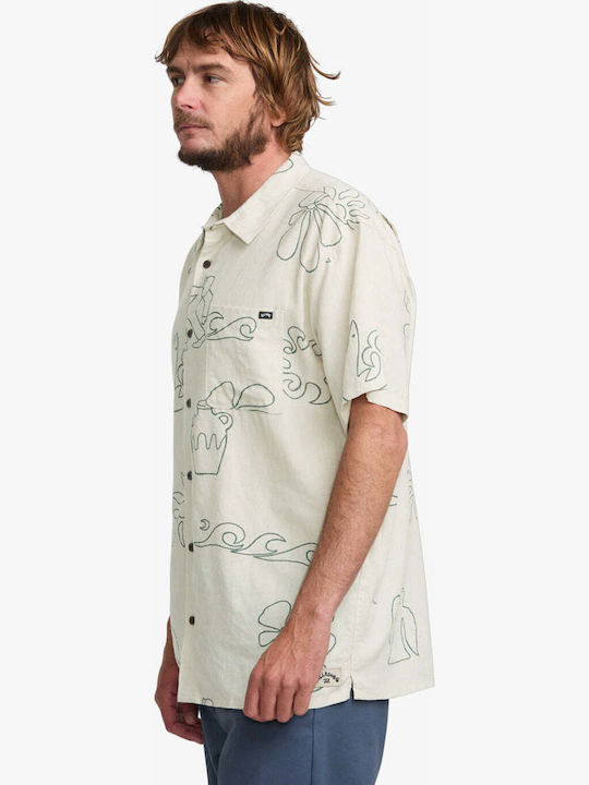 Together Short-sleeved Linen Shirt Chino