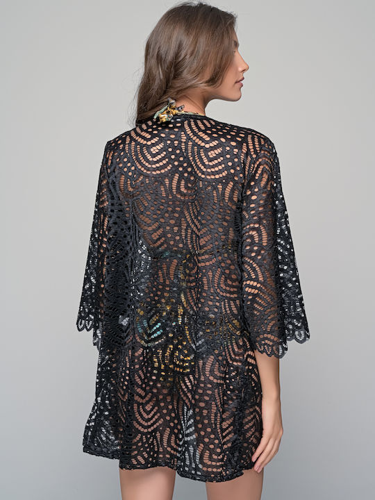 Milena by Paris Damen Top Strand Black