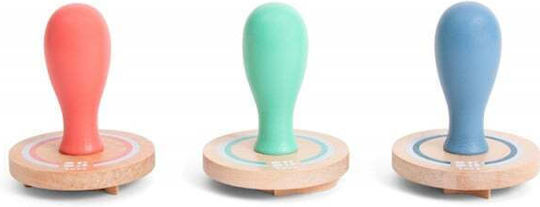 BS Toys Σφραγίδες Wooden Sand για Παιδιά 1.5+ Ετών