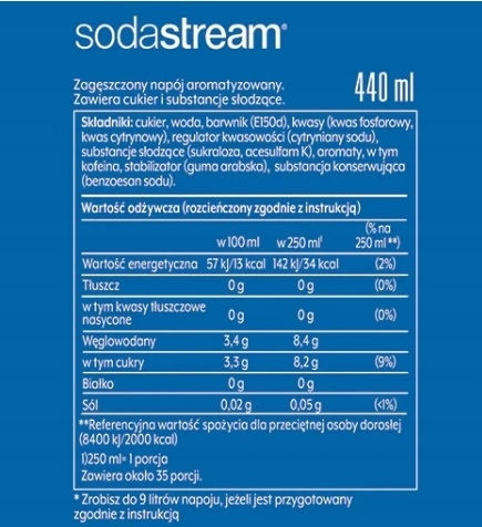 2x Sodastream Tonic Syrup + Pepsi Cola Concentrate Soda Maker