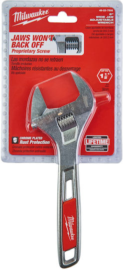 Milwaukee French Wrench with Adjustable Opening 40mm 200mm