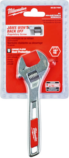 Milwaukee French Wrench with Adjustable Opening 24.5mm 150mm