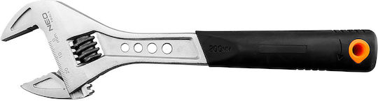 Neo Tools French Wrench 200mm Length with Max Jaw Capacity up to 28mm and Anti-slip Handle